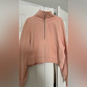 lululemon athletica Peach Half-Zip Hoodie